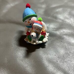 2011 Hallmark Laughing All the Way Festive Snowman Ornament - Multicolor